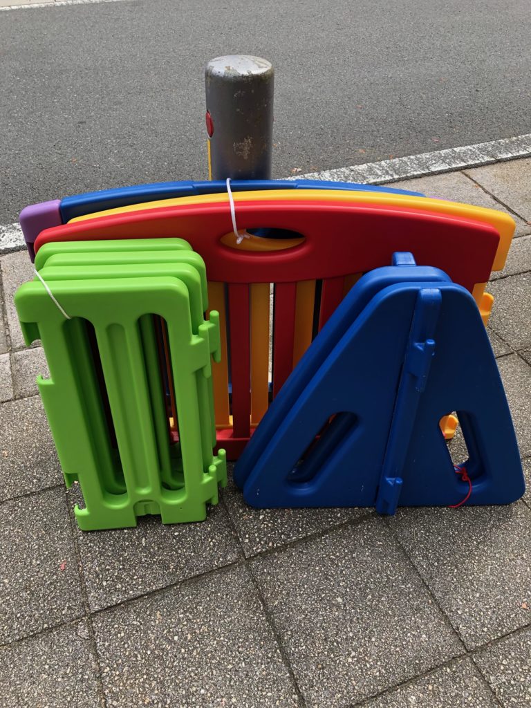 川崎市宮前区のお客様からベビー用品 日本育児 パーテーション キッズパーテーション 買取