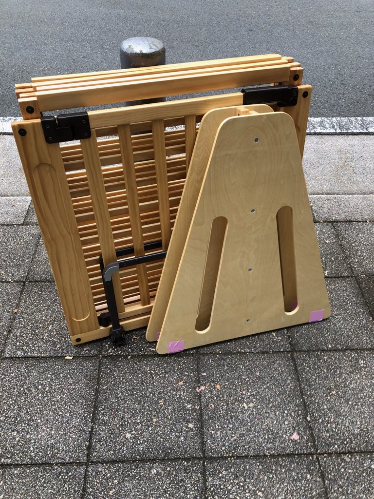 東京都大田区のお客様からベビー用品 日本育児 木製パーテーション FLEX-W400 買取