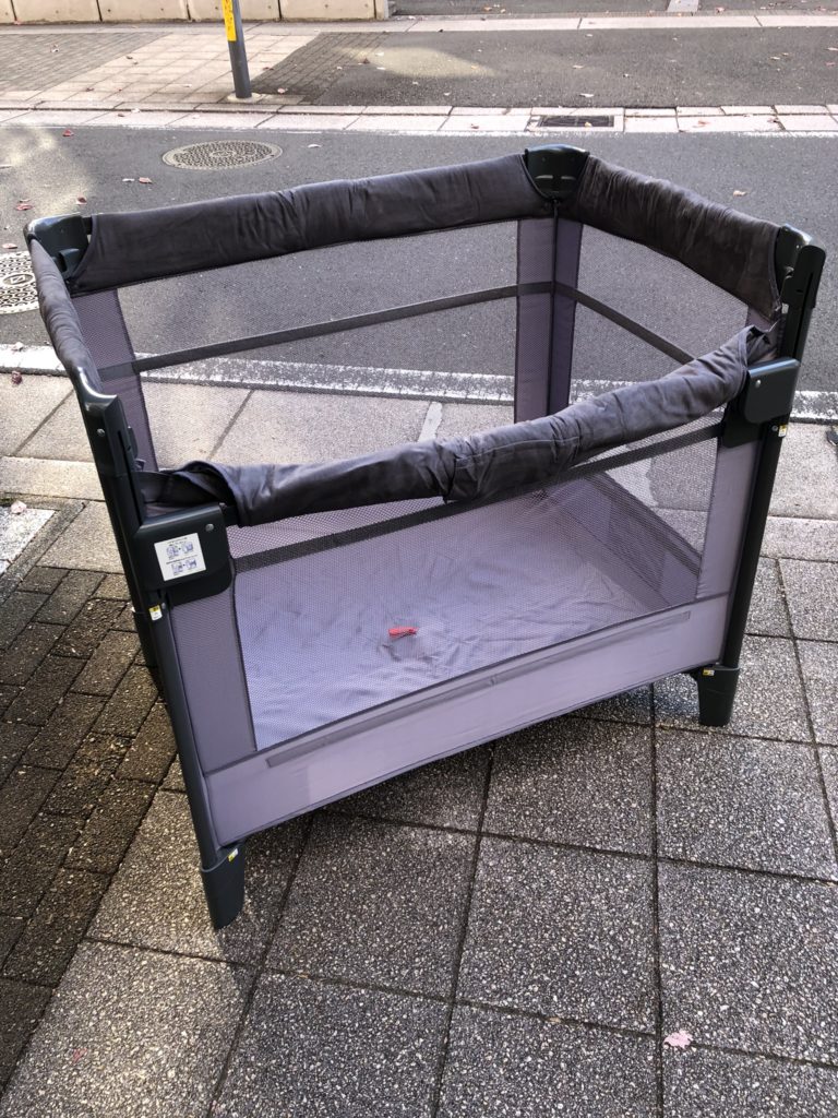 川崎市宮前区のお客様からベビー用品 アップリカ ベビーベッド ココネルエアープラス 買取