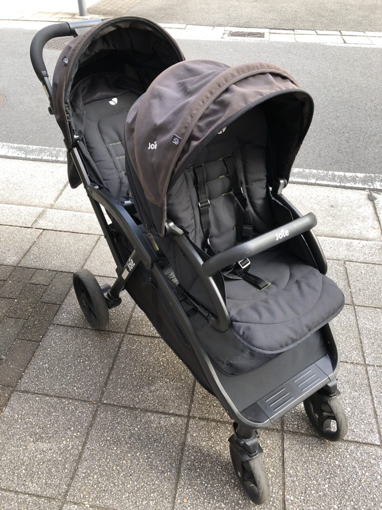 横浜市港南区のお客様からベビー用品　日本育児　joie 2人乗りベビーカー　エヴァライトデュオ 買取